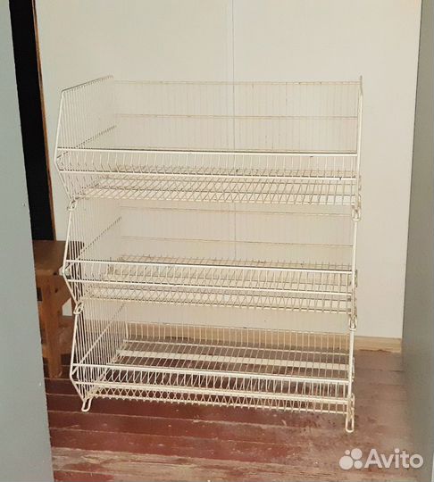 Стеллаж металлический для овощей и фруктов