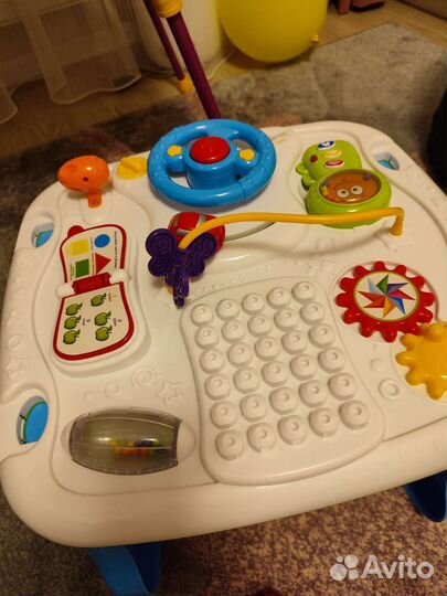 Развивающий стол двусторонний музыкальный