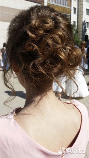 Свадебные и вечерние прически, косы, локоны