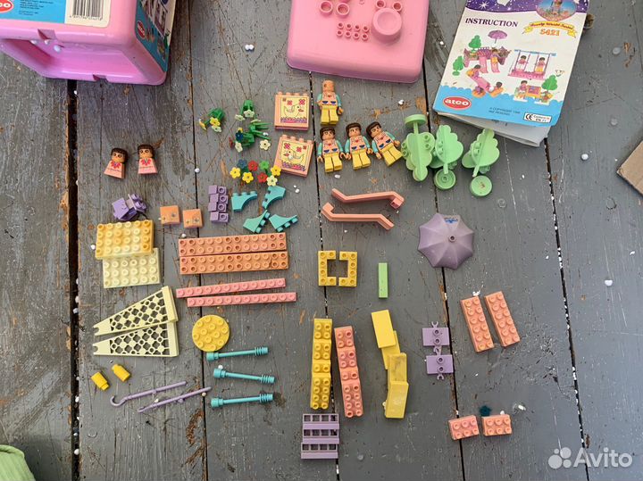 Конструктор детский пластмассовый atco 1988 года