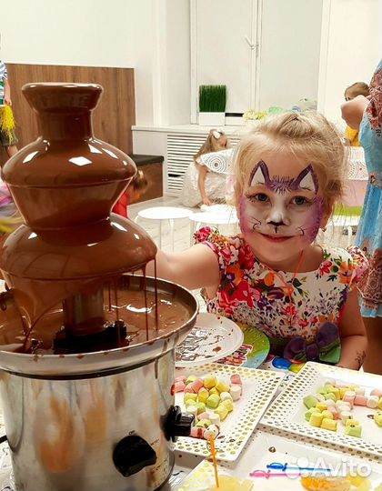 Шоколадный фонтан на выезд/шоу мороженого