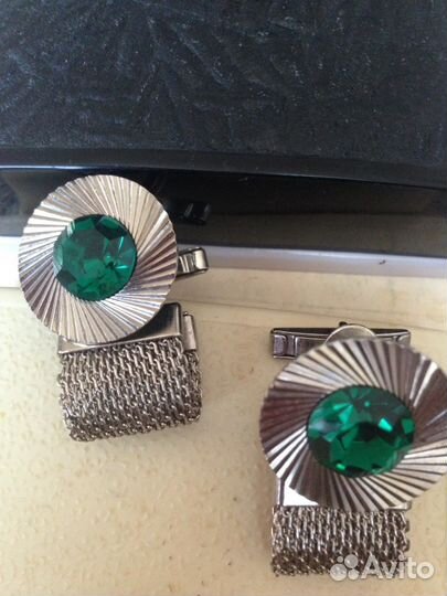 Запонки СССР из прошлого века, винтаж