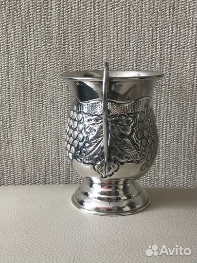 Красивая кружка Серебро 925 проба