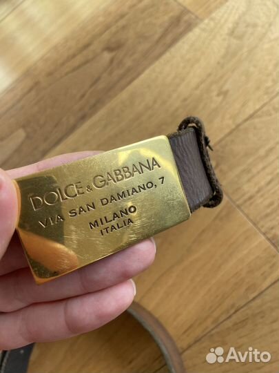 Dolce gabbana ремень