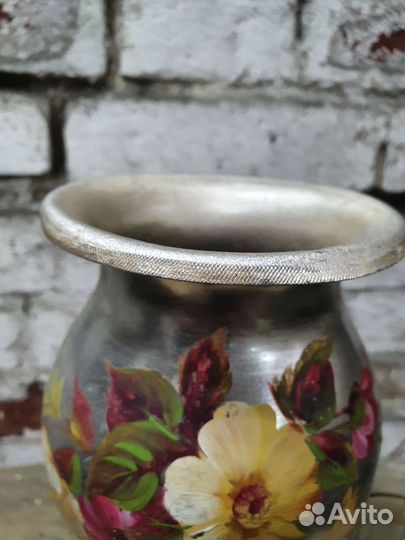 Ваза с ручной росписью