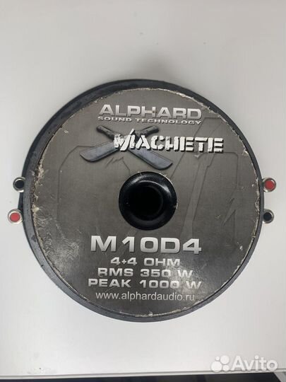 Сабвуфер machete m10d4