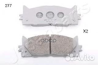 Колодки тормозные дисковые, комплект PA277AF Ja