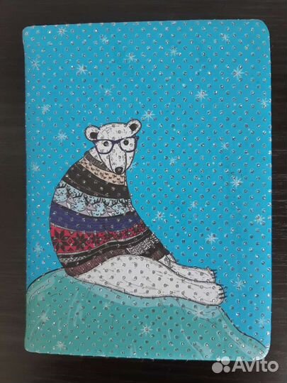 Блокнот в клетку мягкая обложка