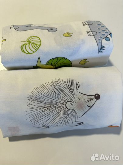 Простынь на резинке 120 60