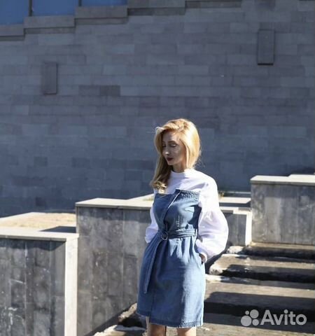 Джинсовый сарафан