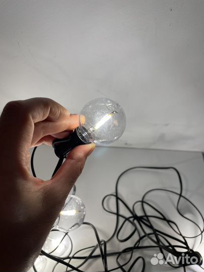 Ретро гитлянда 5,7 метров 10 ламп