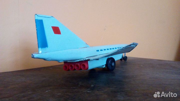 Игрушка самолет Ту-144 СССР