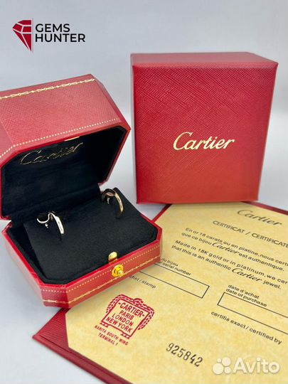 Серьги Cartier juste un clou гвозди