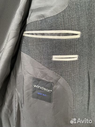 Пиджак винтажный шерсть Windzor р.50