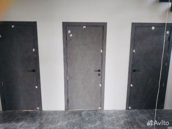 Двери межкомнатные Граффити 5 цвет бетона