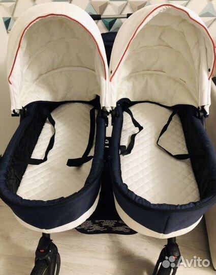 Коляска для двойни mikado