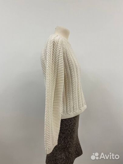 Свитер с текстурной вязкой Xs-S,новый