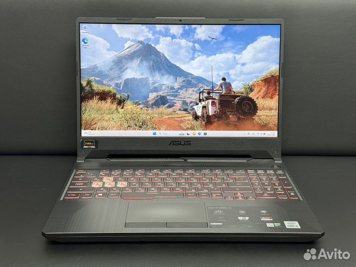 Игровой Asus TuF GTX 1650 / i5-10300H / 144Hz
