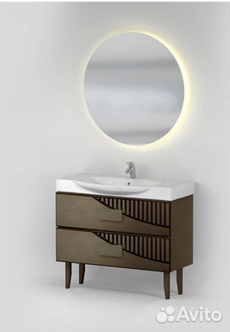 Тумба под раковину из дуба