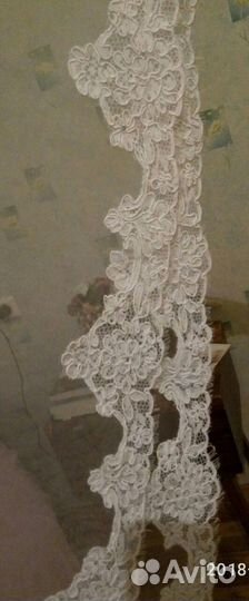 Прокат Новая свадебная фата + платье