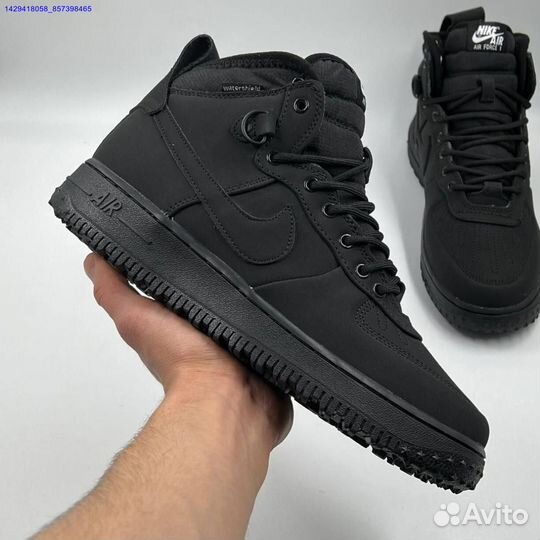 Ботинки Nike Air Force 1 Duckboot (с мехом) (Арт.15573)