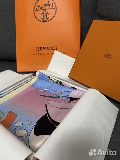 Hermes платок Space Derby