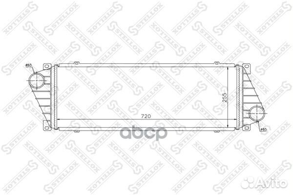 Интеркулер MB Sprinter 2.3i-2.9D 95 8110855SX