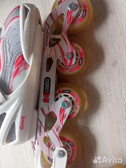 Роликовые коньки детские раздвижные