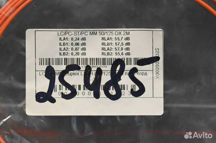 TopLan LC PC-ST PC MM 50 125 DX 2M новый, 1 шт