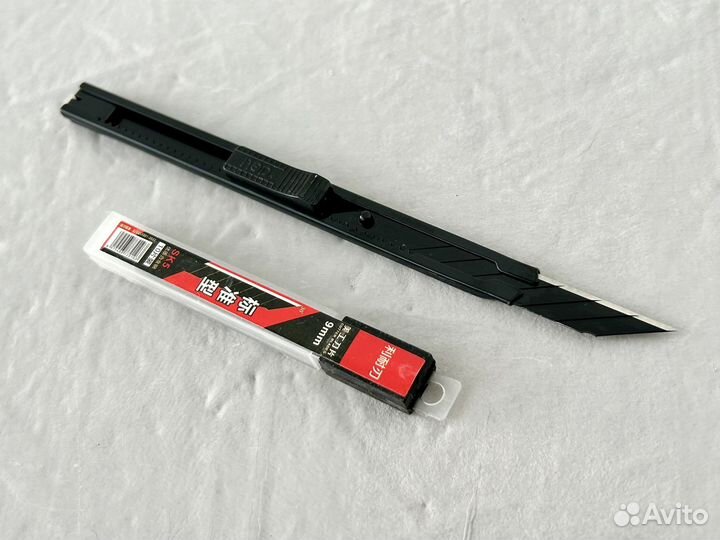 Канцелярский нож + 10 лезвий