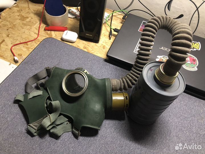 Пожарный капюшон, противогаз