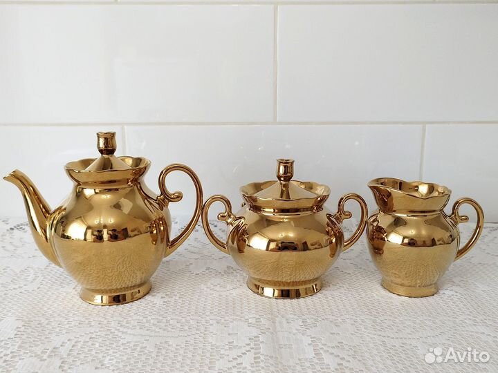 Чайный набор «Золотая роза» СССР