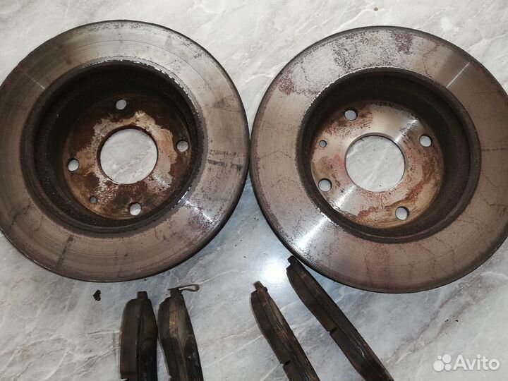 Тормозные диски chevrolet lacetti TRW + колодки