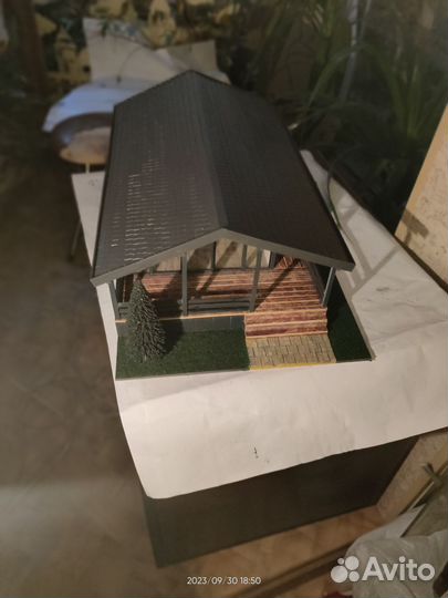 Макеты домов, фабрик, парков и т.д. для