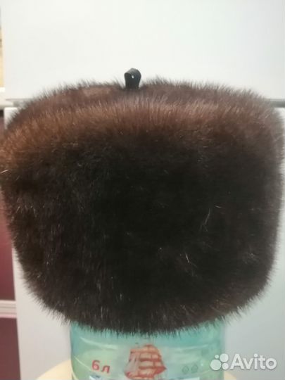 Норковая шапка мужская