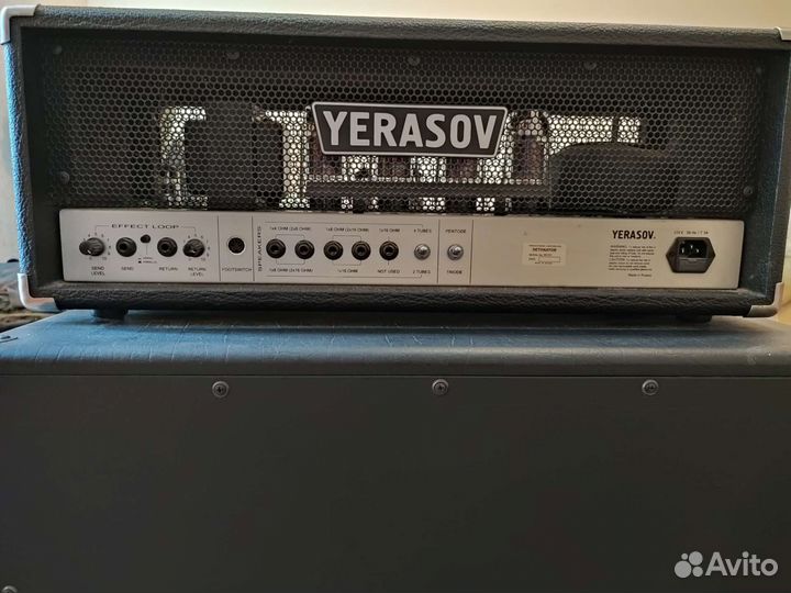 Ламповый усилитель + кабинет + лампы комплект