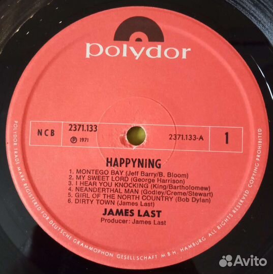 Оркестр James Last. 4LP
