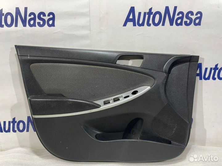 Обшивка двери передняя левая Hyundai Solaris