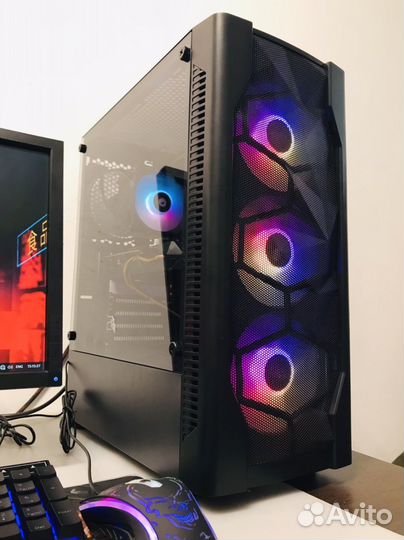 Мощный игровой компьютер с монитором i5/gtx 1060