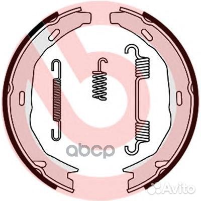 Колодки барабанные S50522 Brembo