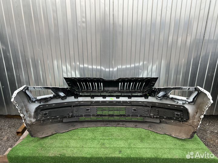 Skoda kodiaq бампер передний