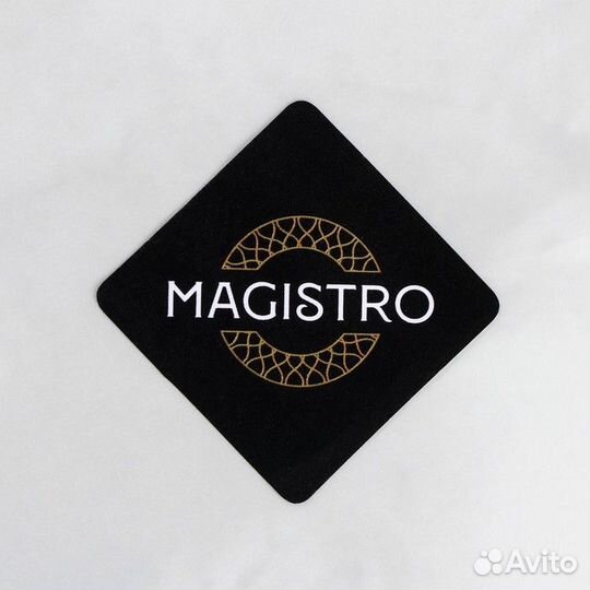 Скалка из мрамора Magistro, 455 см, цвет чёрный