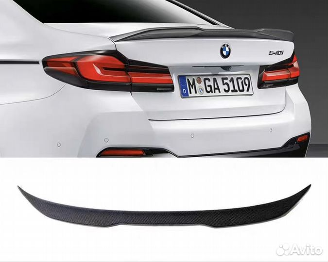 Спойлер/ накладка на крышку багажника BMW G30