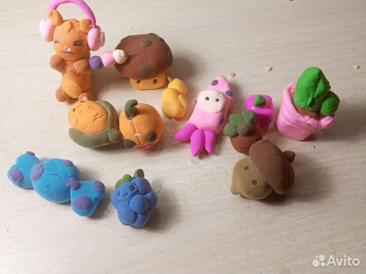 Фигурки из легкого пластилина