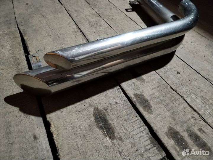 Защита заднего бампера