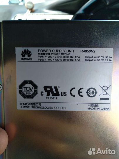 Серверный блок питания huawai R4850N 3кВт
