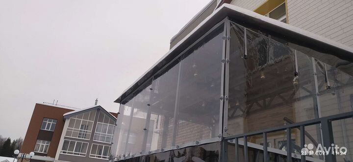 Мягкие окна для террас и беседок