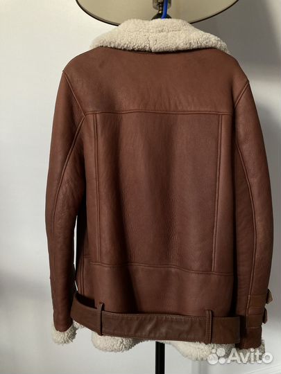 Дубленка женская зимняя авиатор