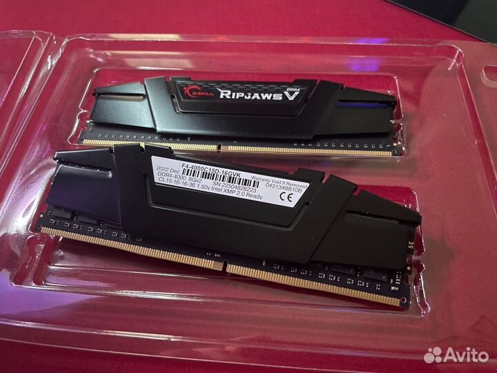 G.Skill ripjaws V 16Gb ddr4 4000 2x8 (15-16-16-36)