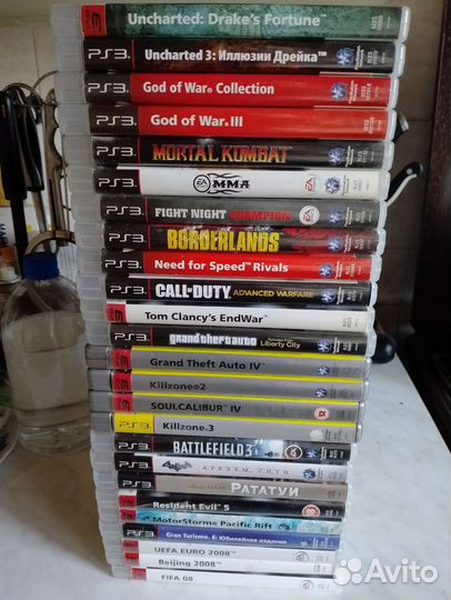 PS3 диски комплект (25шт)